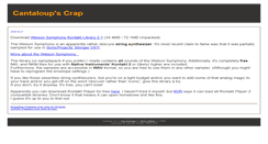 Desktop Screenshot of cantaloup.dommel.be