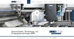 Desktop Screenshot of dommel.de
